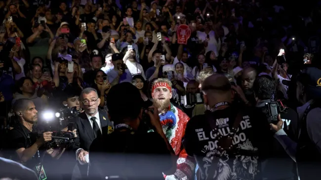 Jake Paul en su pelea ante Chávez JR