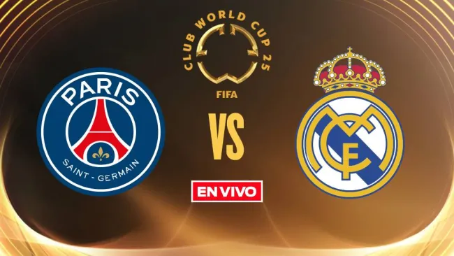 PSG vs Real Madrid EN VIVO Semifinal Mundial de Clubes