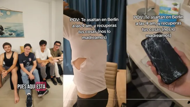 Una persona los atacó cuando buscaba ofrecerles algo ilícito.