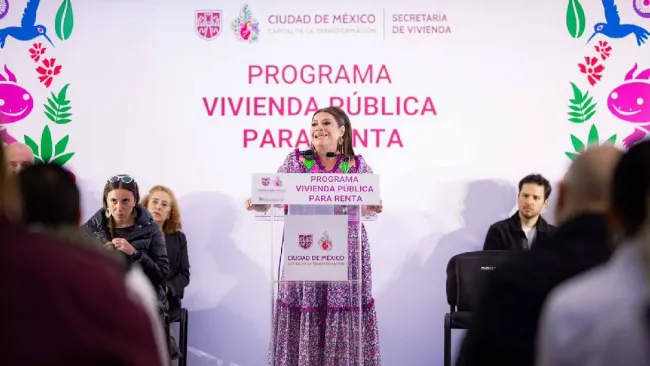 CDMX tendrá 20 mil viviendas en renta con montos asequibles, anuncia Clara Brugada