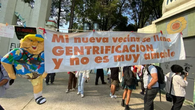 Convocan segunda marcha contra la gentrificación en CDMX 