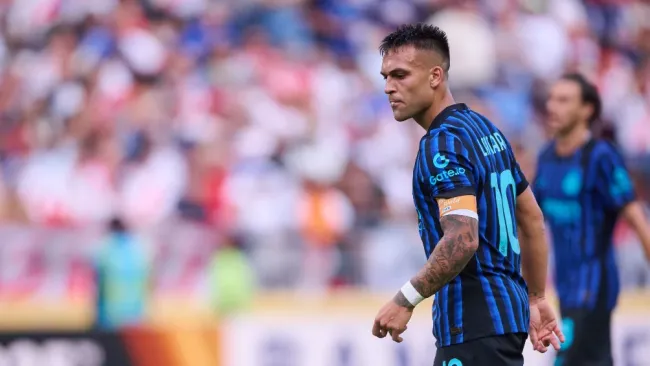 Lautaro Martínez entrena en México tras la eliminación del Inter en el Mundial de Clubes