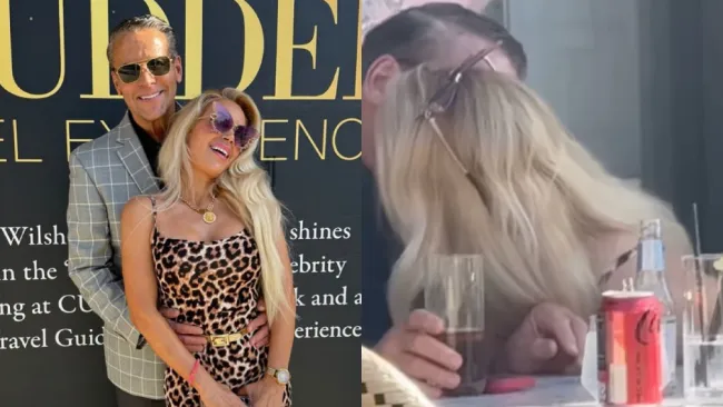 La pareja no tiene problema en mostrar su amor ante las cámaras.