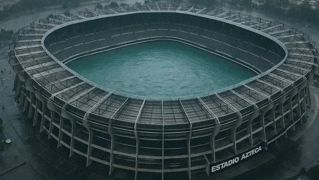Lluvia del sábado en CDMX dejó tanta agua como para llenar 22 veces el Estadio Azteca