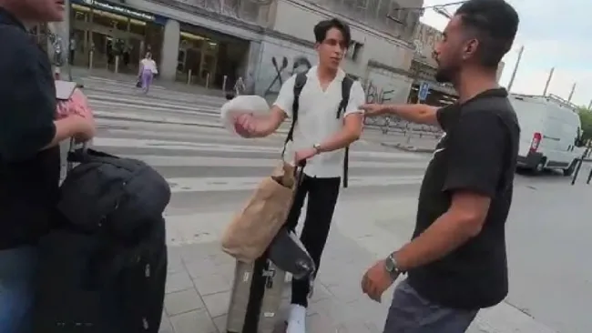 Youtuber mexicano sufre intento de asalto durante transmisión en vivo desde Bruselas