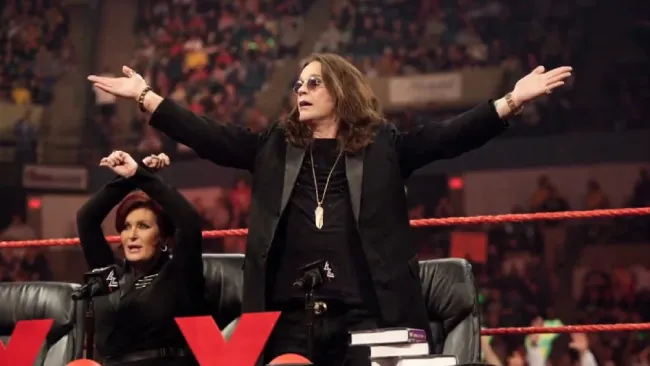 Ozzy Osbourne en una de sus apariciones en los shows semanales