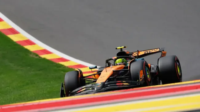 GP de Bélgica: Lando Norris se lleva la Pole Position; Oscar Piastri lo acompaña en segundo lugar de la Calificación
