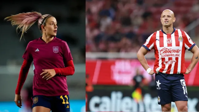 Alexia Putellas y Chicharito