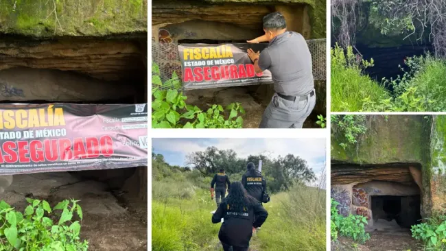 Clausuran cuevas en Edomex por presuntos sacrificios de animales en rituales
