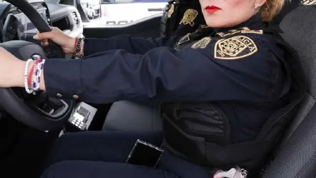 Rompe el silencio policía señalada de aparecer en video de la patrulla