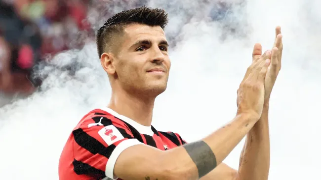 Morata fue parte de los rossoneros por muy poco tiempo