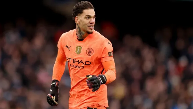 Éderson con el Manchester City