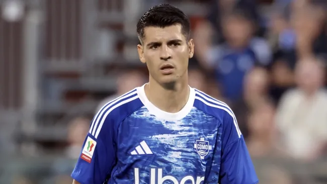 Álvaro Morata debuta con el Como 1907 en la Coppa Italia
