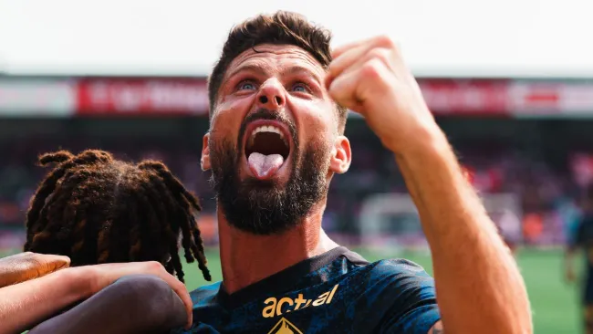 Giroud marcó en su debut con el Lille