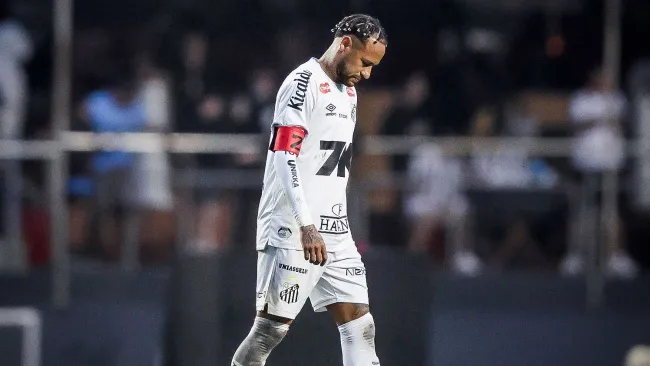 Neymar durante el partido ante Vasco Da Gama