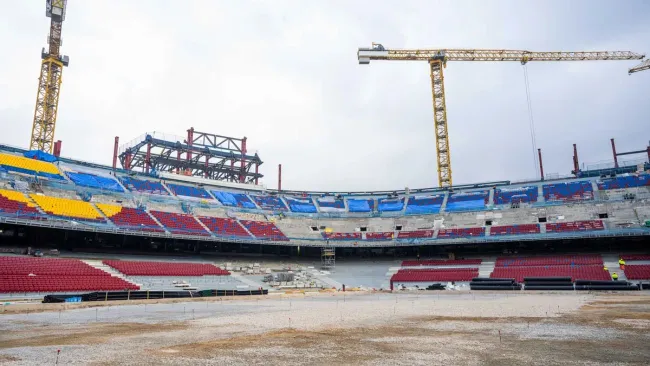 El Camp Nou ha presentado irregularidades