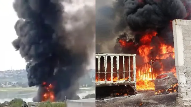 Vecinos llamaron a los cuerpos de emergencia ante el siniestro.