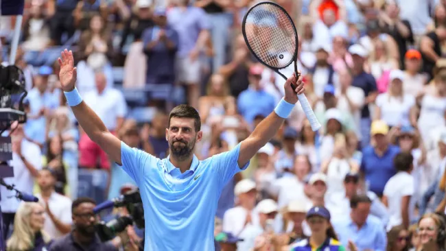 Novak Djokovic en el US Open 2025