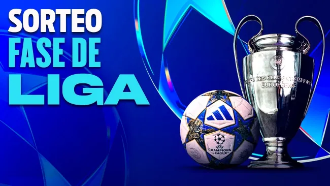 Sorteo UEFA Champions League EN VIVO Temporada 2025/26