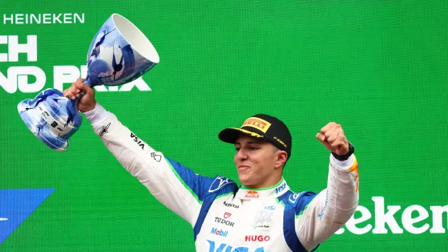 Isack Hadjar logró su primer podio en Fórmula 1 