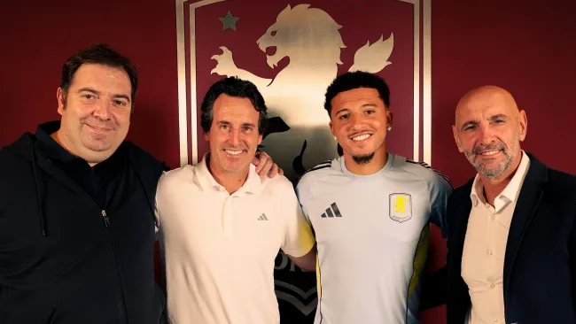Jadon Sancho llega a Aston Villa; Manchester United cubrirá parte del sueldo