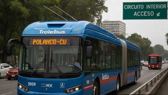 CDMX prepara línea de Metrobús que irá de CU a Polanco por Circuito Interior