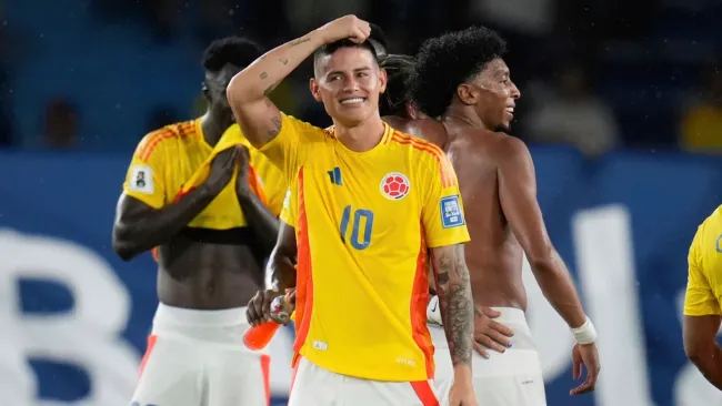 James Rodríguez con Colombia