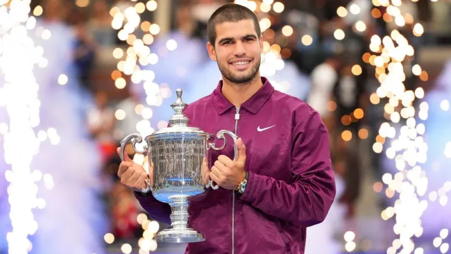 Alcaraz celebra el US Open