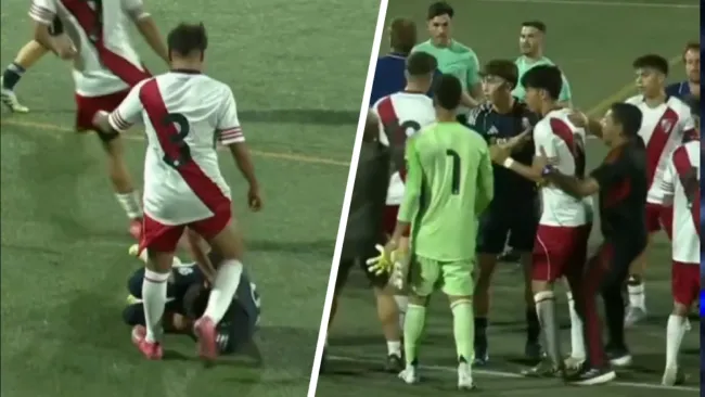 Tres expulsados y un tumulto: la polémica eliminación de River Plate frente al Real Madrid Sub 18