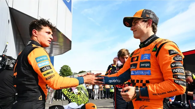 Piastri dejó pasar a Lando Norris