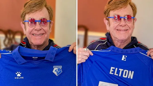 ¡Icónica! Watford lanza jersey especial en honor a Elton John 