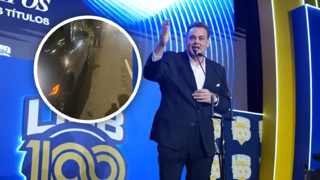 David Faitelson sufre accidente automovilístico en Calzada Zaragoza