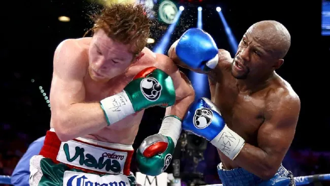 Canelos vs Mayweather 