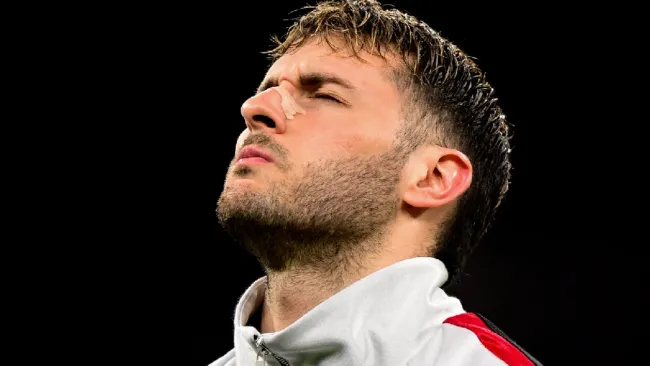 Santi Giménez con el AC Milan