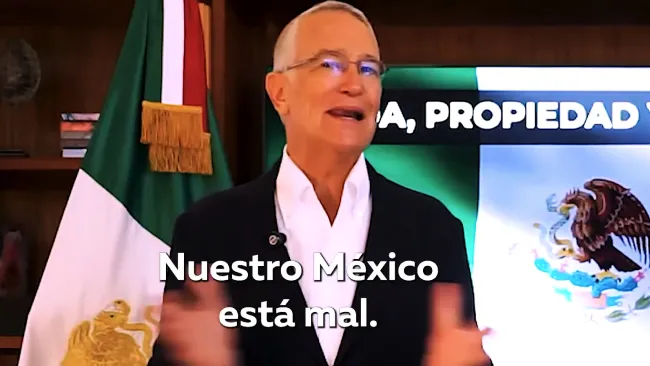 El dueño de TV Azteca pide a la gente a unirse a su movimiento ciudadano.