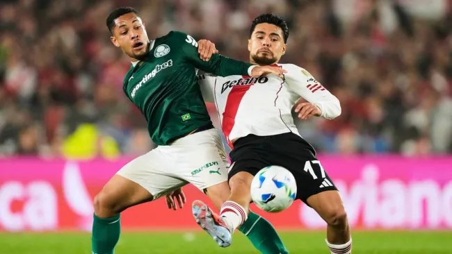 River le complicó la serie, sobre el final, a Palmeiras