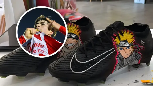 Hormiga González estrenará botines de Naruto para el duelo ante Toluca