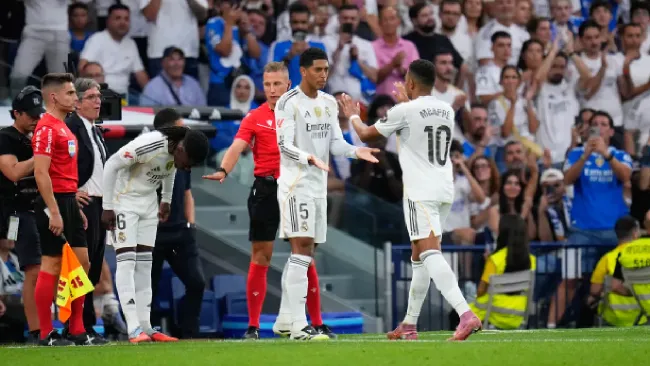 Jude Bellingham y Eduardo Camavinga regresan a las canchas con Real Madrid. Lado.mx Jude Bellingham y Eduardo Camavinga regresan a las canchas con Real Madrid. Noticias en tiempo real