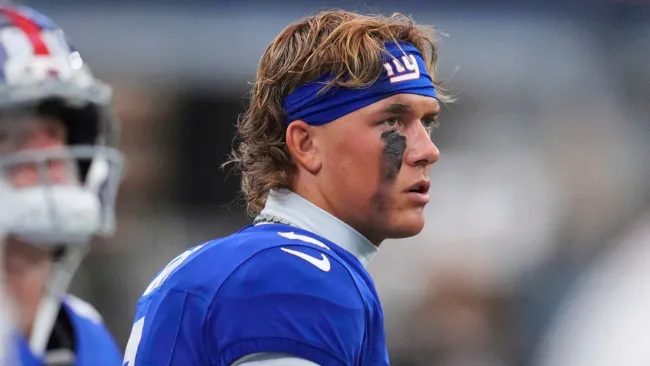 Jaxson Dart será el quarterback titular de los Giants ante los Chargers