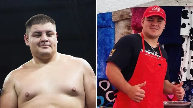 Ubaldo en un día de trabajo en su taquería