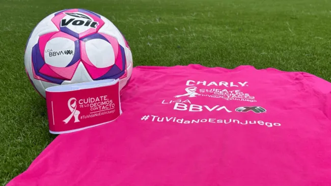 Liga MX se viste de rosa con campaña para sensibilizar detección temprana del cáncer de mama