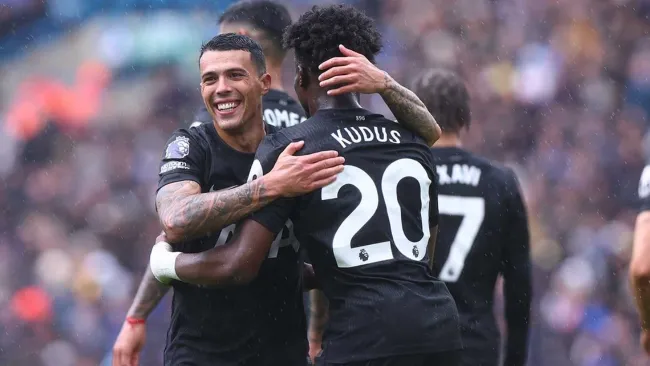 Kudus debuta como goleador y da triunfo al Tottenham ante Leeds United 