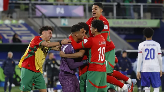 ¡Insólito triunfo! Marruecos utilizó tres porteros para vencer a Francia y clasificar a la Final del Mundial Sub-20