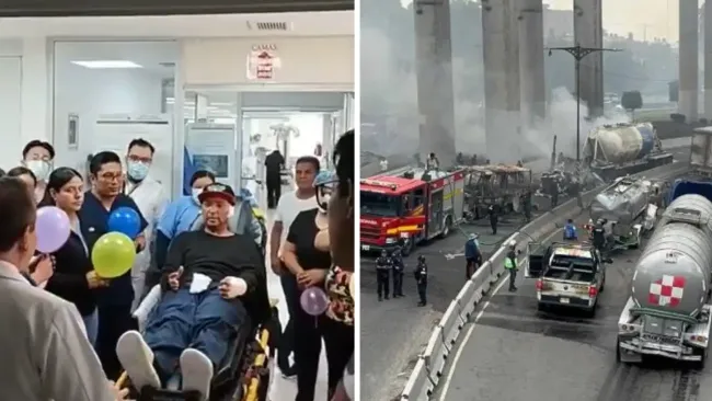 ISSSTE da de alta al último herido por explosión de pipa en Puente de La Concordia