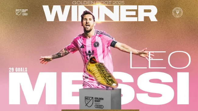Messi gana la Bota de Oro pero no logra récord