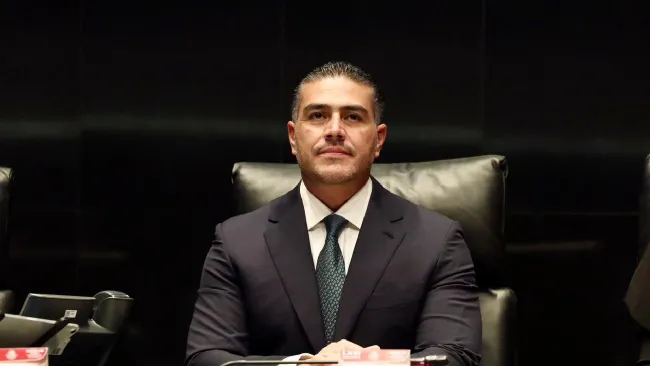 El secretario de Seguridad y Protección Ciudadana acudió al Senado a comparecer por un año de acciones.