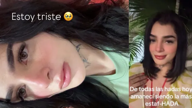 La situación puso triste a la creadora de contenido.
