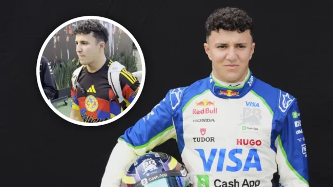 ¡Águila en la F1! Piloto de Racing Bulls, Isack Hadjar, lució la camiseta del América en el GP de México