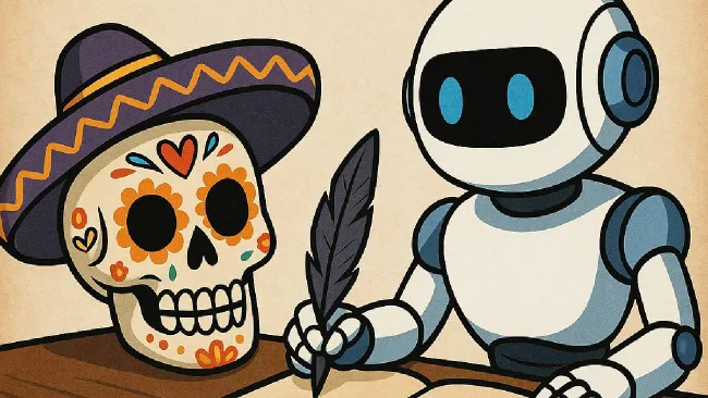 Cómo hacer una calaverita literaria con inteligencia artificial paso a paso