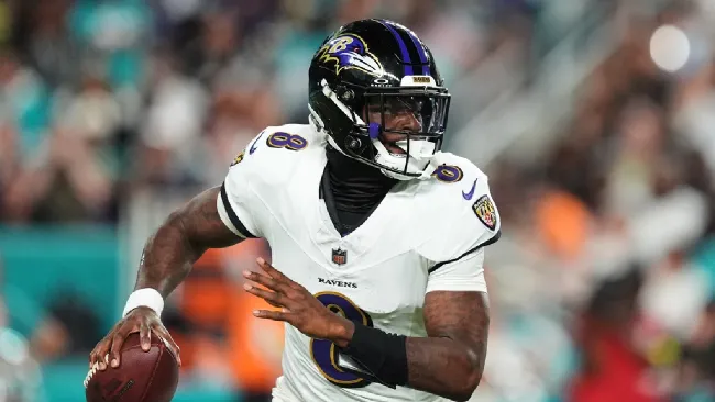Baltimore aplasta a Miami en el regreso de Lamar Jackson